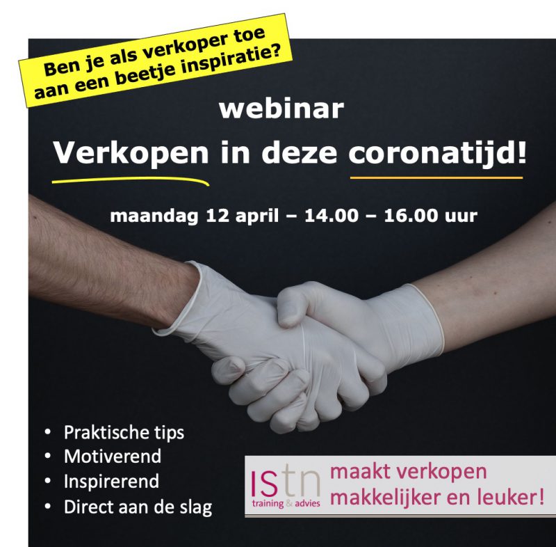 Webinar Verkopen in coronatijd 12 april afbeelding pagina