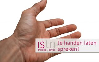 Je handen laten spreken! Lees deze verkooptip van ISTN!