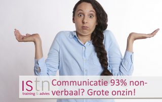 Communicatie 93% non-verbaal? Grote onzin! Lees deze verkooptip van ISTN