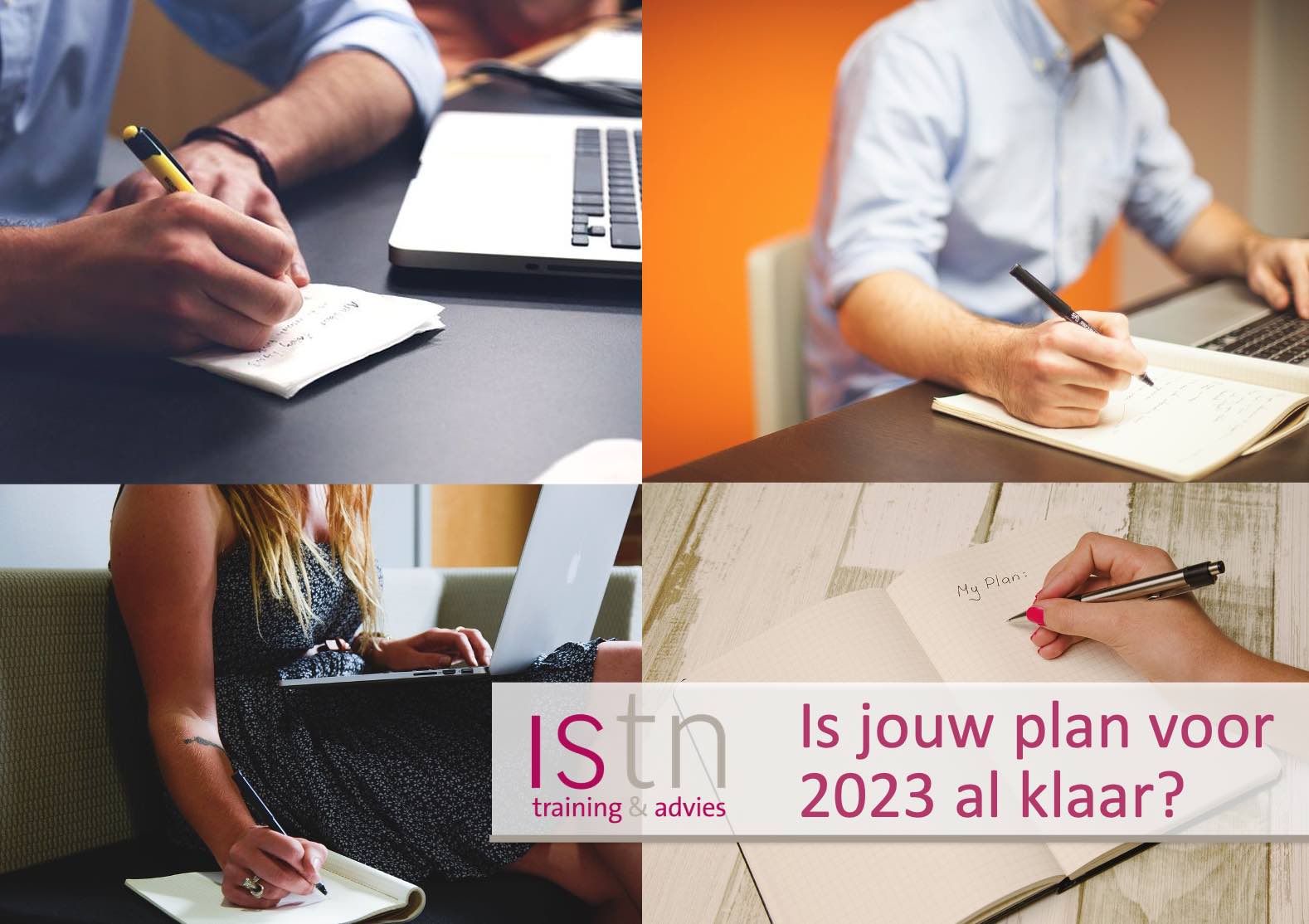 Heb jij je plan voor 2023 al klaar? Lees deze verkooptip van ISTN