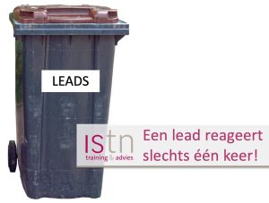 Een lead reageert slechts één keer! Lees deze verkooptip van ISTN