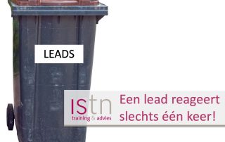 Een lead reageert slechts één keer! Lees deze verkooptip van ISTN