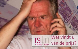 Wat vindt u van de prijs? Lees deze verkooptip van ISTN
