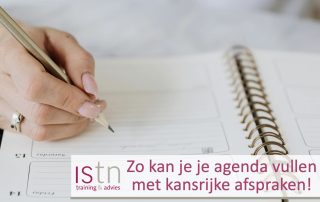 Zo kan je je agenda vullen met kansrijke afspraken! Lees deze verkooptip van ISTN