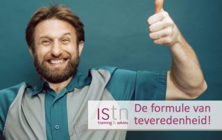 De formule van tevredenheid! Lees deze verkooptip van ISTN