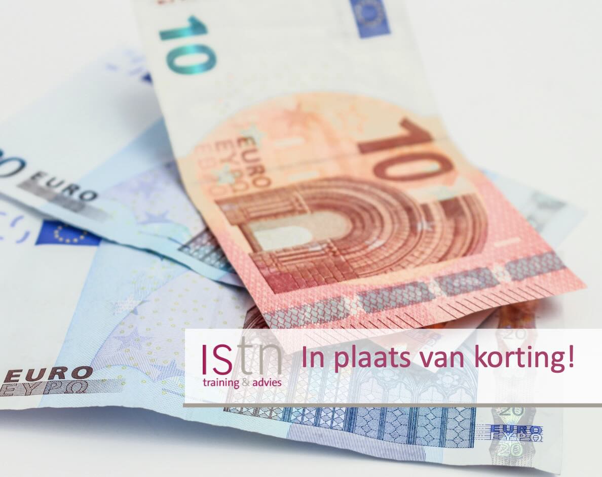 In plaats van korting! Lees deze verkooptip van ISTN