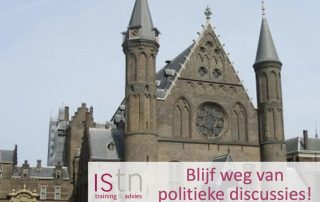 Blijf weg van politieke discussies! Lees deze verkooptip van ISTN